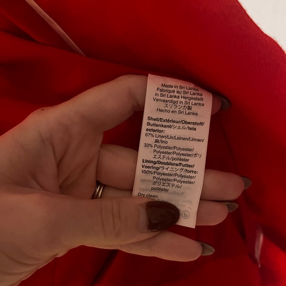 J. Crew Parke Blazer in Red Linen Blend Single Breasted Button Button Cuff Lined - Picture 6 of 9